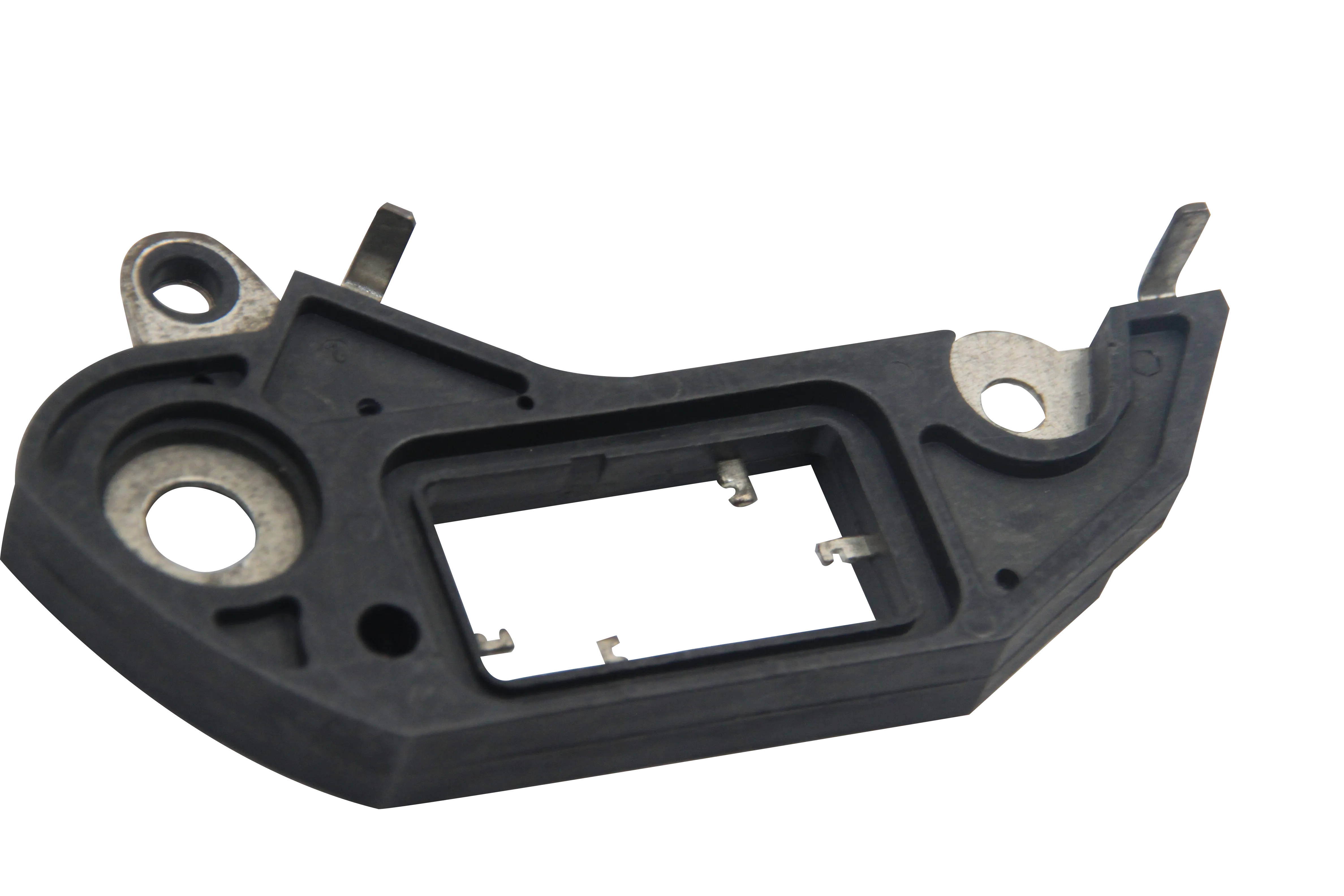 Metal insert-molded industrial component