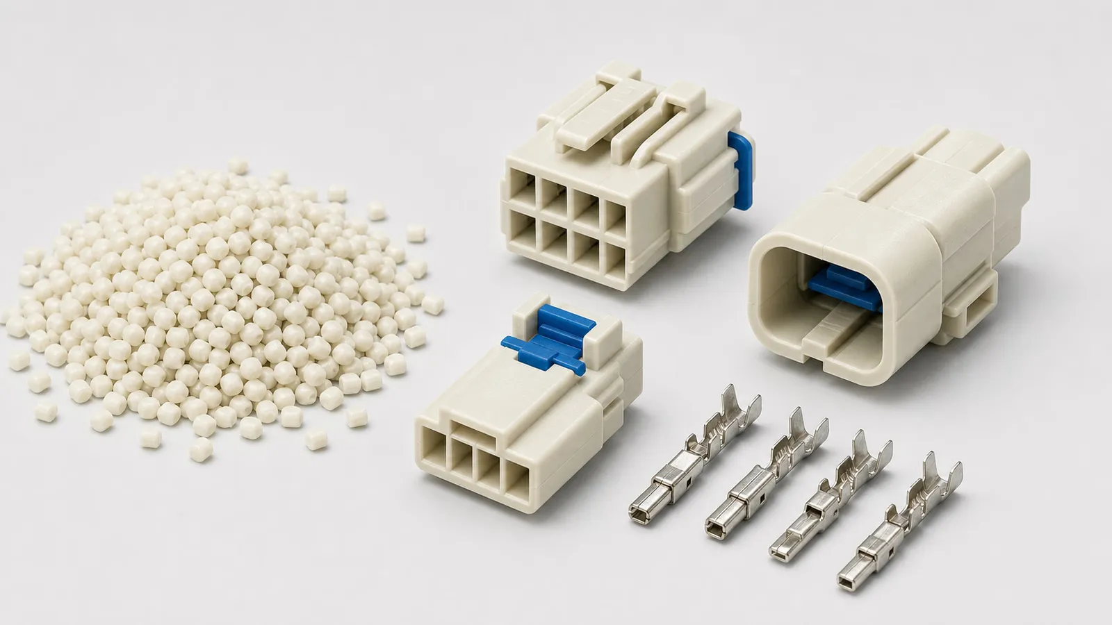 PBT Material in Vertical Injection Molding material illustration
