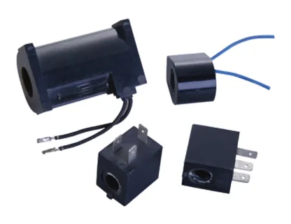 Valve coil with thermoset encapsulation