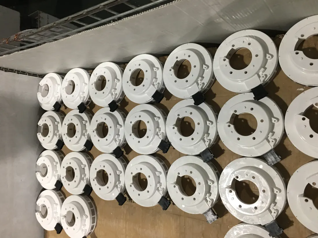 Finished BMC molded components prepared after molding